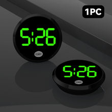 Load image into Gallery viewer, LED Luminous Car Clock Automobiles Internal Stick-On Mini Digital Clocks Auto Ornament Accessories