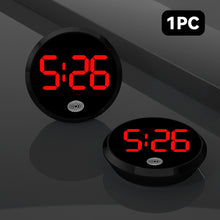 Load image into Gallery viewer, LED Luminous Car Clock Automobiles Internal Stick-On Mini Digital Clocks Auto Ornament Accessories