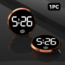 Load image into Gallery viewer, LED Luminous Car Clock Automobiles Internal Stick-On Mini Digital Clocks Auto Ornament Accessories