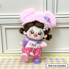 Load image into Gallery viewer, For 20CM Cotton Doll Rompers Cartoon Plush Doll Replacement Outfit Playing House Accessories Mini Clothes