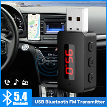 Load image into Gallery viewer, Car Wireless Adapter Bluetooth 5.4 Transmitter Receiver Audio AUX Adapter For Car Audio Music AUX Handsfree Headset