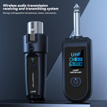 Load image into Gallery viewer, Dynamic Microphone Wireless Microphone Converter XLR Transmitter and Receiver Microphone Wireless System