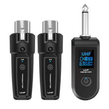 Load image into Gallery viewer, Dynamic Microphone Wireless Microphone Converter XLR Transmitter and Receiver Microphone Wireless System