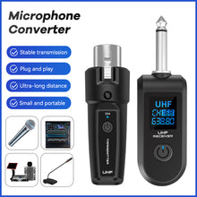 Load image into Gallery viewer, Dynamic Microphone Wireless Microphone Converter XLR Transmitter and Receiver Microphone Wireless System