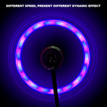 Load image into Gallery viewer, Waterproof Bicycle Wheel Lights Mountain Bike Frame Decoration Lights Bicycle Spoke Lights Night Riding Bicycle Wheel Lights Valve Lamp