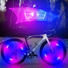 Load image into Gallery viewer, Waterproof Bicycle Wheel Lights Mountain Bike Frame Decoration Lights Bicycle Spoke Lights Night Riding Bicycle Wheel Lights Valve Lamp