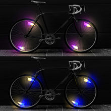 Load image into Gallery viewer, Waterproof Bicycle Wheel Lights Mountain Bike Frame Decoration Lights Bicycle Spoke Lights Night Riding Bicycle Wheel Lights Valve Lamp