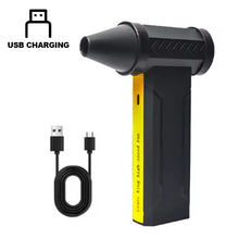Load image into Gallery viewer, 160000RPM USB Rechargeable Electric Air Blower Turbo Jet Fan Brushless Motor High-Speed Turbo Violent Fan Powerful Dust Blower
