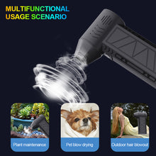 Load image into Gallery viewer, Electric Air Blower Turbo Jet Fan Brushless Motor High-Speed Turbo Violent Fan USB Rechargeable Powerful Dust Blower