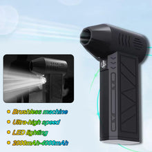 Load image into Gallery viewer, Electric Air Blower Turbo Jet Fan Brushless Motor High-Speed Turbo Violent Fan USB Rechargeable Powerful Dust Blower