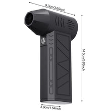 Load image into Gallery viewer, Electric Air Blower Turbo Jet Fan Brushless Motor High-Speed Turbo Violent Fan USB Rechargeable Powerful Dust Blower
