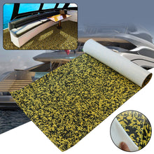 Load image into Gallery viewer, 450x2400x6mm Self-Adhesive Camo Foam Teak Decking EVA Foam Marine Flooring Faux Boat Decking Boat EVA Foam Floor Mat For Boat