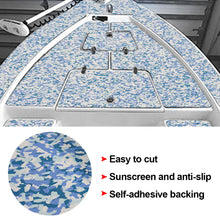 Load image into Gallery viewer, 450x2400x6mm EVA Foam Faux Teak Boat Decking Mat Brown Deck Sheet Yacht Flooring Anti Skid Mat Self Adhesive Vehicle Pad