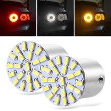 Load image into Gallery viewer, 12V Motorcycle Car Turn Signal Light BA15S 1156 BAY15D 1157 LED Bulbs White Auto Tail Reverse Brake Parking Backup Lamps