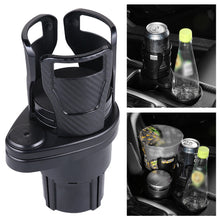 Load image into Gallery viewer, 360° Rotatable Multifunctional Car Cup Holder Expander For Car Adapter Adjustable Dual Cup Holder With Phone Holder Aromatherapy Organizer