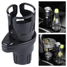 Load image into Gallery viewer, 360° Rotatable Multifunctional Car Cup Holder Expander For Car Adapter Adjustable Dual Cup Holder With Phone Holder Aromatherapy Organizer