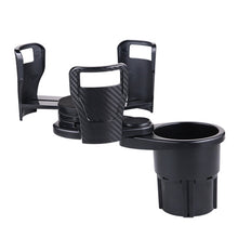 Load image into Gallery viewer, 360° Rotatable Multifunctional Car Cup Holder Expander For Car Adapter Adjustable Dual Cup Holder With Phone Holder Aromatherapy Organizer