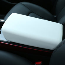 Load image into Gallery viewer, Car Interior Armrest Protector Box Cover Center Console Panel Pad White Soft TPE For Tesla Model 3 Y 2023 Accessories