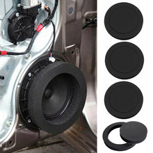 Load image into Gallery viewer, 4Pcs Universal 6.5" Car Speaker Sound Insulation Ring Cotton Bass Door Trim Soundproof Foam Auto Interior Accessories