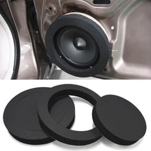 Load image into Gallery viewer, 4Pcs Universal 6.5" Car Speaker Sound Insulation Ring Cotton Bass Door Trim Soundproof Foam Auto Interior Accessories