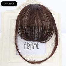 Load image into Gallery viewer, Synthetic Natural Forehead Ins Hair Fake Fringes Air Bangs Wig Female Piece Real Comic Flush Bangs Invisible Wig