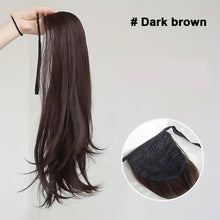 Load image into Gallery viewer, Synthetic Long Wavy Curly Ponytail Wig Women Ribbon Drawstring Tied Hair Tail Hair Extension Natural Fake Hairpiece
