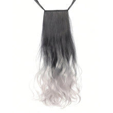 Load image into Gallery viewer, Natural Synthetic Long Wavy Curly Ponytail Wig for Women Ribbon Drawstring Tied Hair Tail Hair Extension Fake Hairpiece