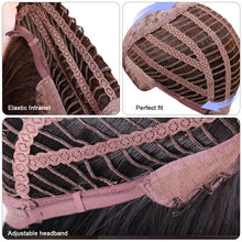 Load image into Gallery viewer, Air Bangs Long Curly False Hair Women Wig Multi Colored Natural and Versatile Ladies' Elegant Wig Full Head Cover
