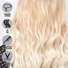 Load image into Gallery viewer, Air Bangs Long Curly False Hair Women Wig Multi Colored Natural and Versatile Ladies' Elegant Wig Full Head Cover