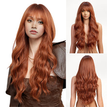 Load image into Gallery viewer, Jin Barbie Wind Big Wave Long Curled Hair Fluffy Face Repair Wig Full False Hair Cover High Temperature Natural Fake Hair