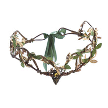 Load image into Gallery viewer, Crown Elf Tiara Vine Fairy Crown Headpiece Gothic Headband Woodland Wedding Hair Accessories Photography Daily Photo Props
