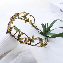 Load image into Gallery viewer, Crown Elf Tiara Vine Fairy Crown Headpiece Gothic Headband Woodland Wedding Hair Accessories Photography Daily Photo Props