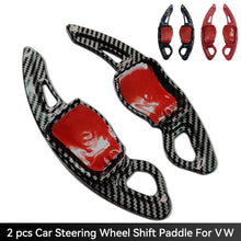 Load image into Gallery viewer, 2Pcs Car Steering Wheel Paddle ABS Shifter Gear Shift Paddles Extension Accessories For Volkswagen VW LAVIDA GOLF6 Lamando SagitarGTI Touareg Scirocco Newbeetle