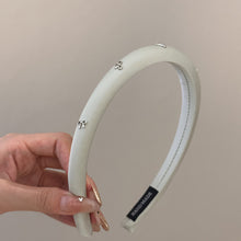 Load image into Gallery viewer, Simple Bowknot Hair Band Versatile Temperamental Hair Hoop Headband Solid Color Headwear Hair Accessories for Women