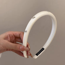 Load image into Gallery viewer, Simple Bowknot Hair Band Versatile Temperamental Hair Hoop Headband Solid Color Headwear Hair Accessories for Women