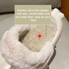 Load image into Gallery viewer, Plush Shark Shaped Cotton Slippers Comfortable Warm Winter Slippers Non-slip Lightweight Indoor Outdoor Couple Slippers