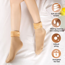 Load image into Gallery viewer, Fleece Thick Mid-tube Socks Soft Comfortable Cold Resistant Warm Floor Socks Snow Socks Autumn Winter Plush Warm Socks