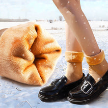Load image into Gallery viewer, Fleece Thick Mid-tube Socks Soft Comfortable Cold Resistant Warm Floor Socks Snow Socks Autumn Winter Plush Warm Socks