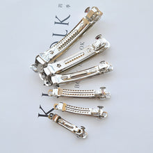 Load image into Gallery viewer, 10pcs/set Spring Clip Multi Sized Durable Handmade Hair Clip DIY Accessories Headwear Material Shrapnel Clip for Women