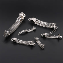 Load image into Gallery viewer, 10pcs/set Spring Clip Multi Sized Durable Handmade Hair Clip DIY Accessories Headwear Material Shrapnel Clip for Women