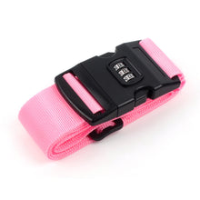 Load image into Gallery viewer, Password Baling Strap Durable Sturdy Wear-resistant Luggage Travel Suitcase Strap Reinforced Luggage Strap Travel Accessory