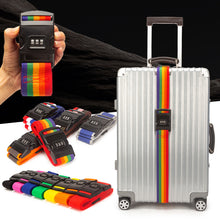 Load image into Gallery viewer, Password Baling Strap Durable Sturdy Wear-resistant Luggage Travel Suitcase Strap Reinforced Luggage Strap Travel Accessory