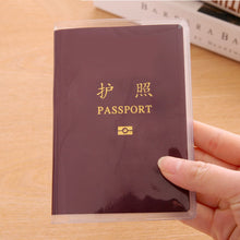 Load image into Gallery viewer, PVC Transparent Passport Protective Cover Waterproof Dustproof Scratch-proof Passport Case Multifunctional Card Holder Case