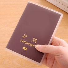 Load image into Gallery viewer, PVC Transparent Passport Protective Cover Waterproof Dustproof Scratch-proof Passport Case Multifunctional Card Holder Case