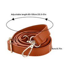 Load image into Gallery viewer, Adjustable Detachable PU Leather Shoulder Strap Handmade DIY Crossbody Shoulder Strap Durable Wear-resistant Bag Accessory