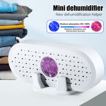 Load image into Gallery viewer, Mini Moisture Absorbers ABS 10W White Effective Portable Electric Dehumidifiers for Closet Shoe Cabinet