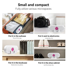 Load image into Gallery viewer, Mini Moisture Absorbers ABS 10W White Effective Portable Electric Dehumidifiers for Closet Shoe Cabinet