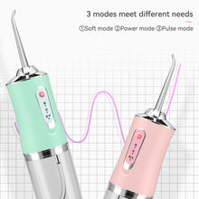 Load image into Gallery viewer, Handheld Portable Tooth Rinser Household Electric Tooth Cleaner Tooth Care Water Floss Oral Cleaning Tooth Cleaner Dental Irrigator
