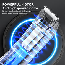 Load image into Gallery viewer, Body Hair Trimmer Shaver for Men Waterproof Dual-Head Stainless Steel Blade Trimmer Rechargeable Wet & Dry Men's Ball Shavers