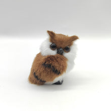 Load image into Gallery viewer, Simulation Owl Exquisite Ornament Cute Lovely Furry Home Decoration Ornament Adornment Simulation Plush Toys Action Figures Kids Gift